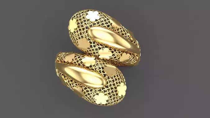 Women diamond ring 3dm stl render 3D Model Collection