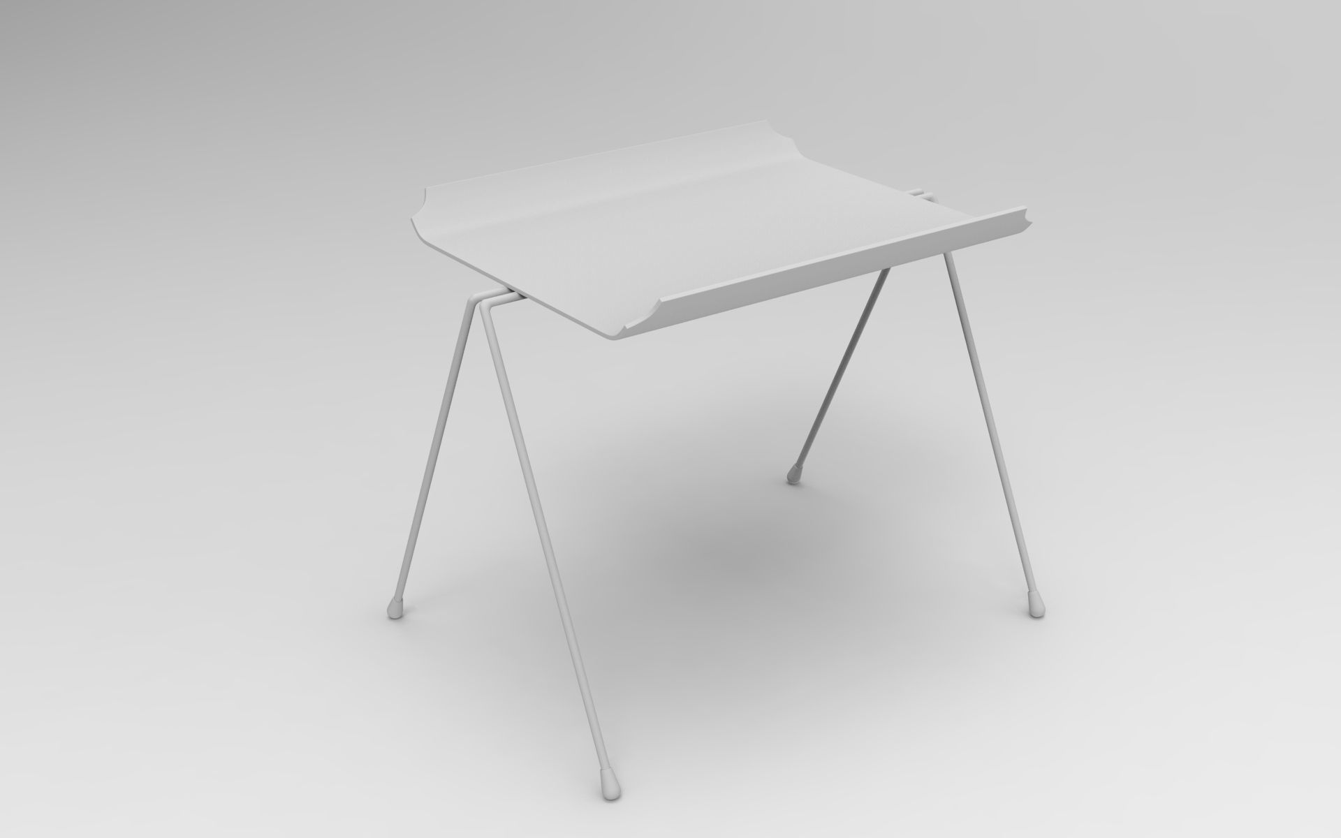 Hasfo Side Table Low-poly 3D model_7