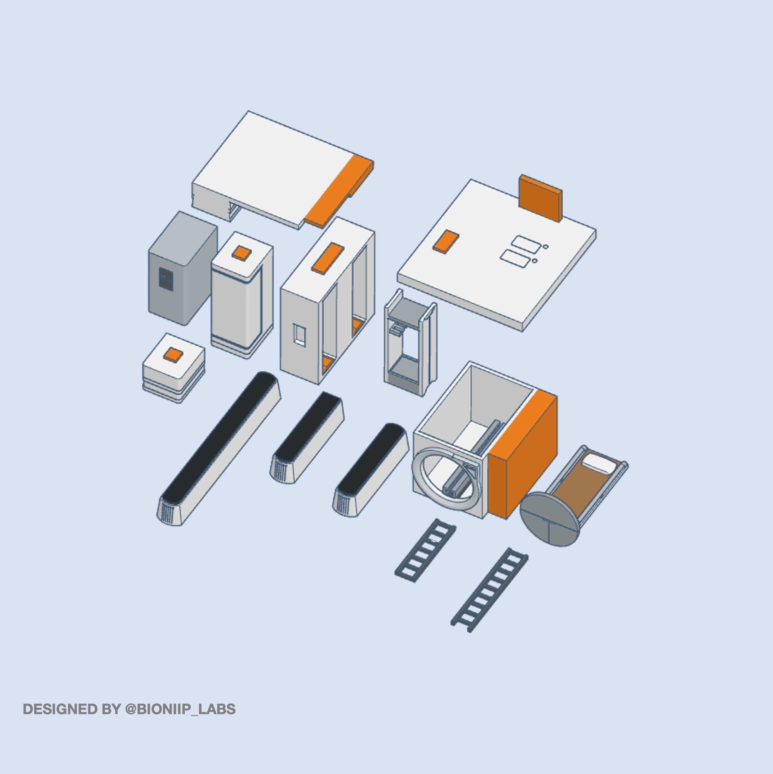 Kamino Clone Trooper Barracks 3D print model_2