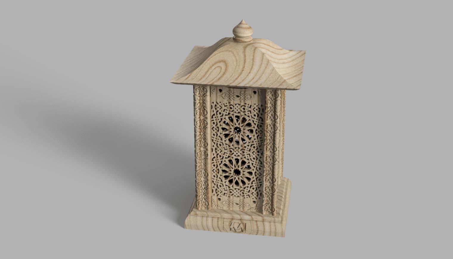 HM Lantern Candle New 2023 3D print model_1