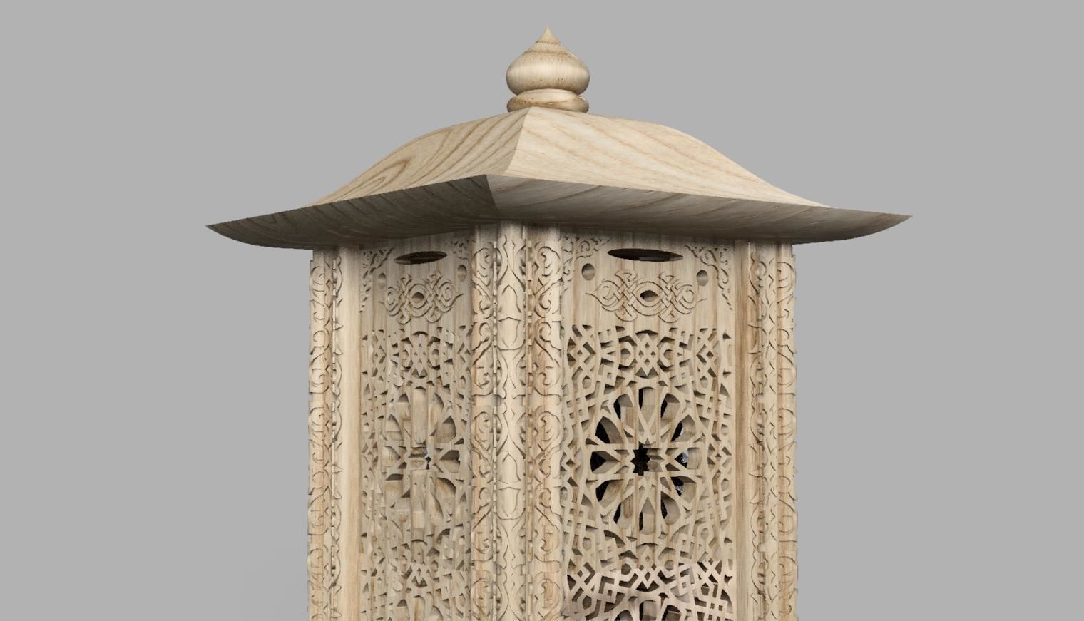 HM Lantern Candle New 2023 3D print model_2