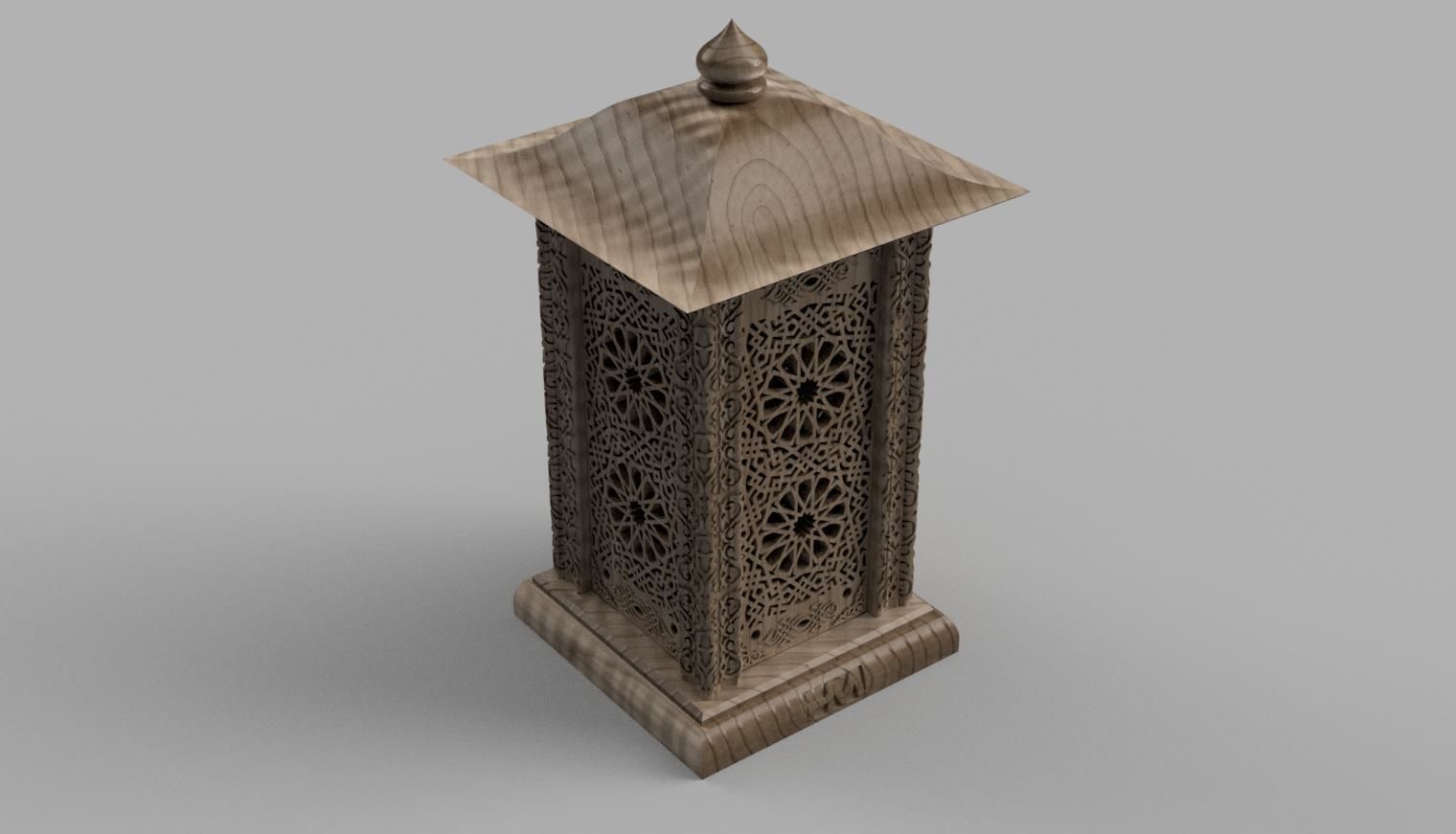 HM Lantern Candle New 2023 3D print model_3