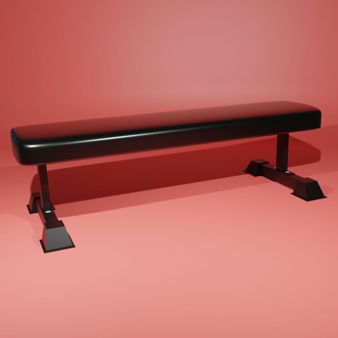 GYM BENCH 3D model_4