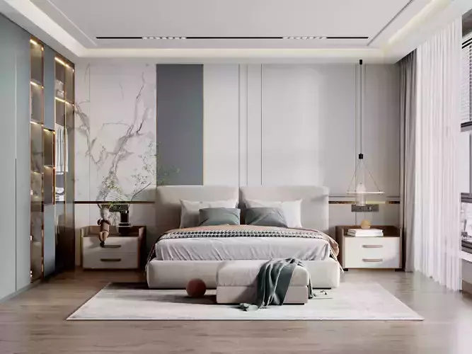 bedroom villa Home Modern decoration