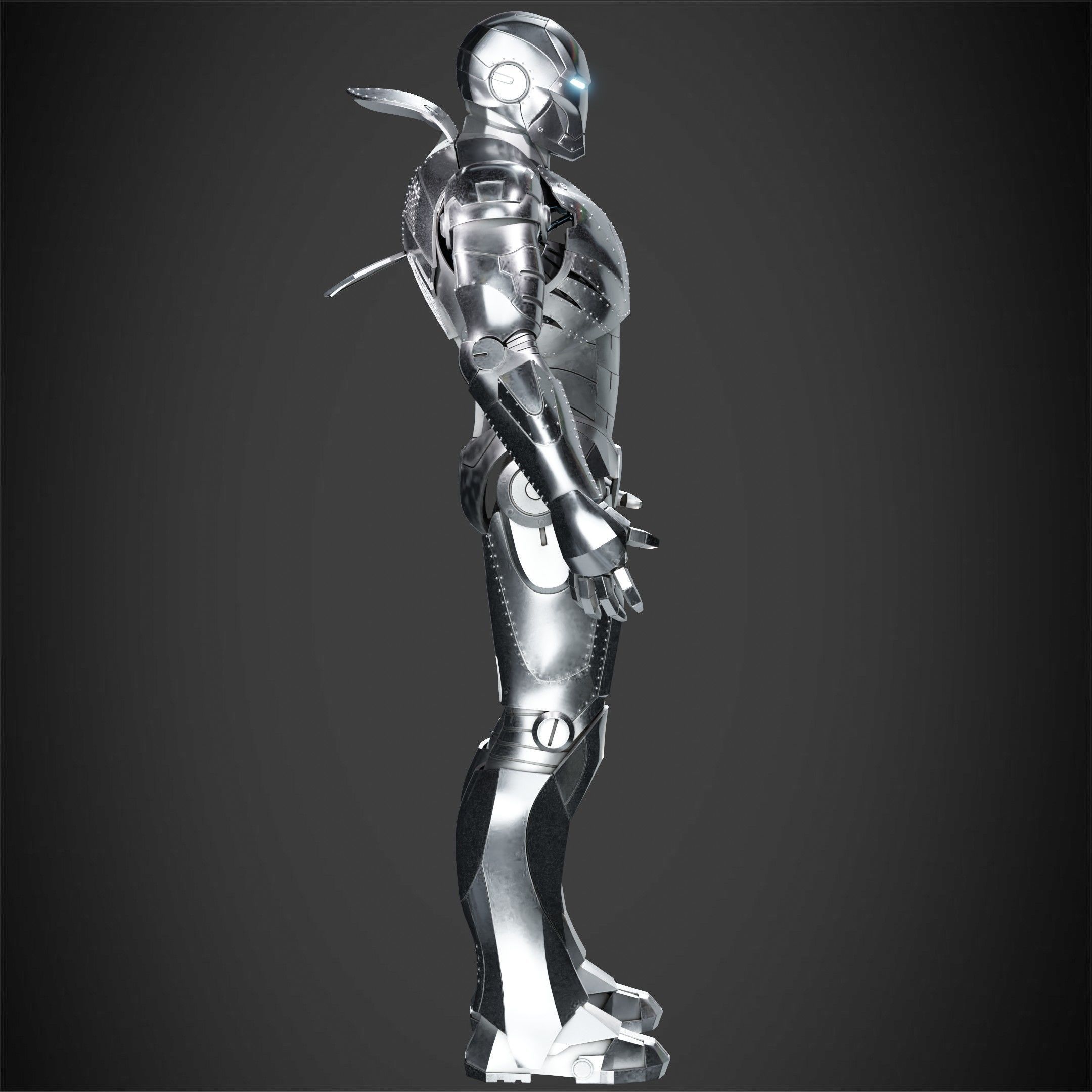 Iron Man Mark 2 Armor for Cosplay 3D print model_8