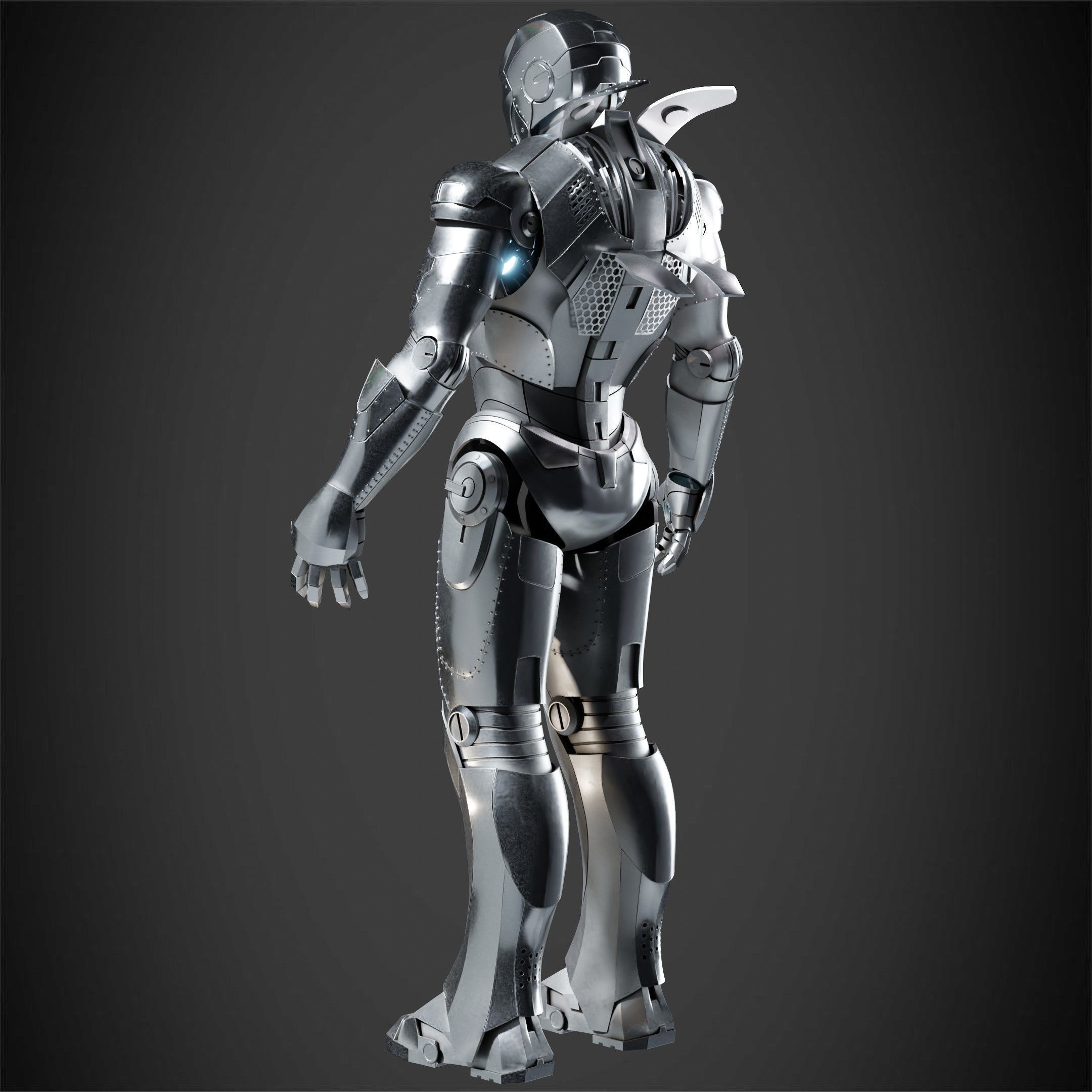 Iron Man Mark 2 Armor for Cosplay 3D print model_5