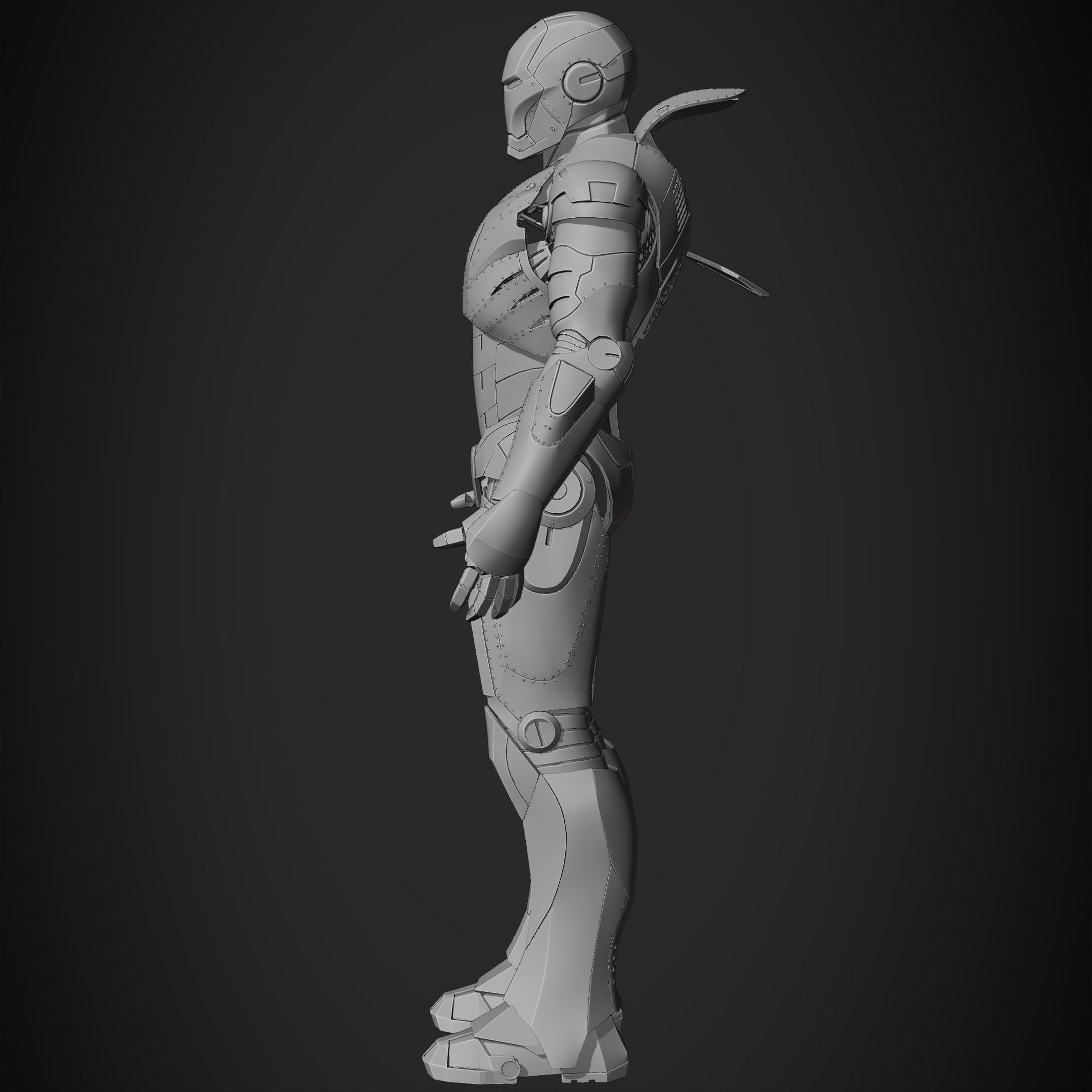 Iron Man Mark 2 Armor for Cosplay 3D print model_17