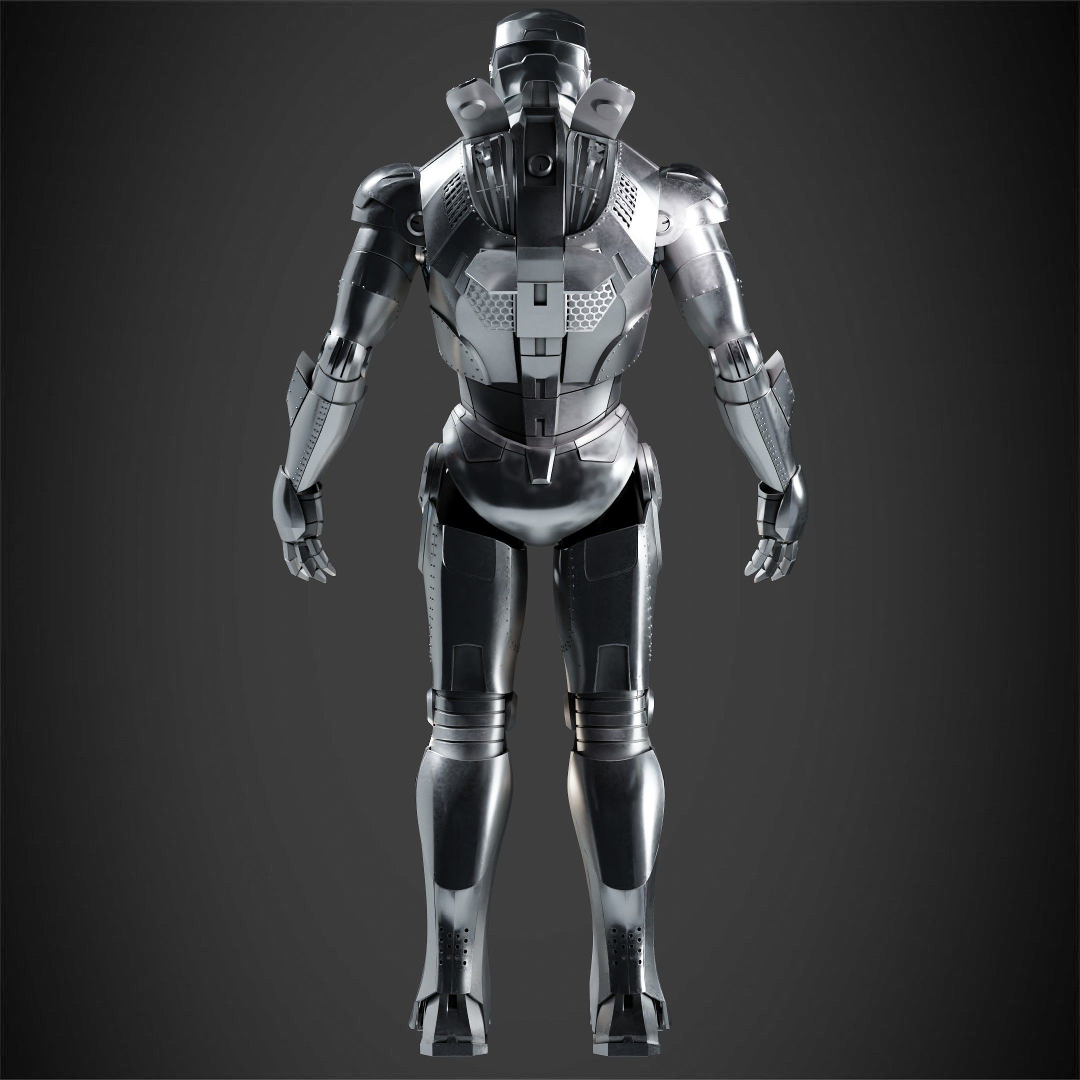 Iron Man Mark 2 Armor for Cosplay 3D print model_6