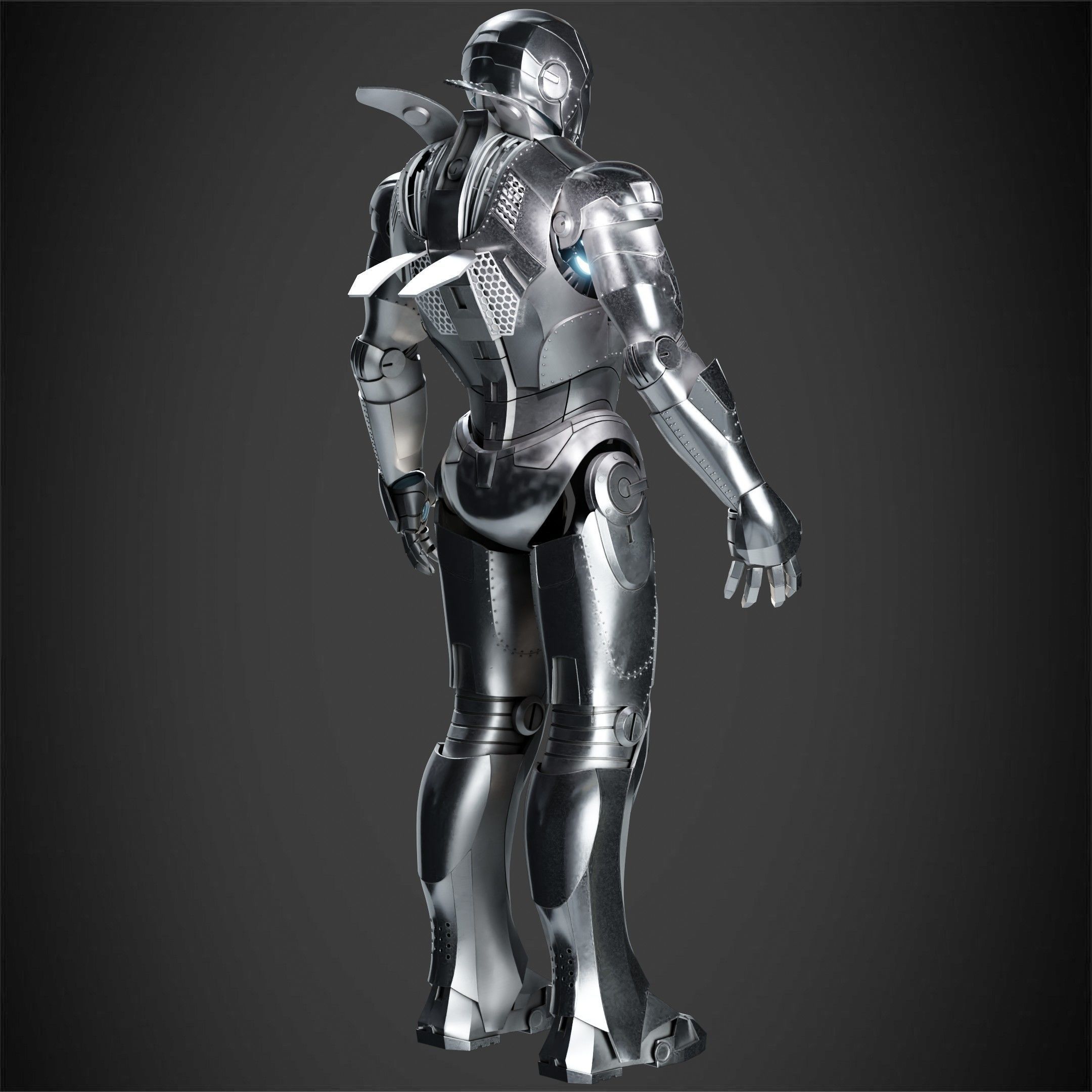 Iron Man Mark 2 Armor for Cosplay 3D print model_7