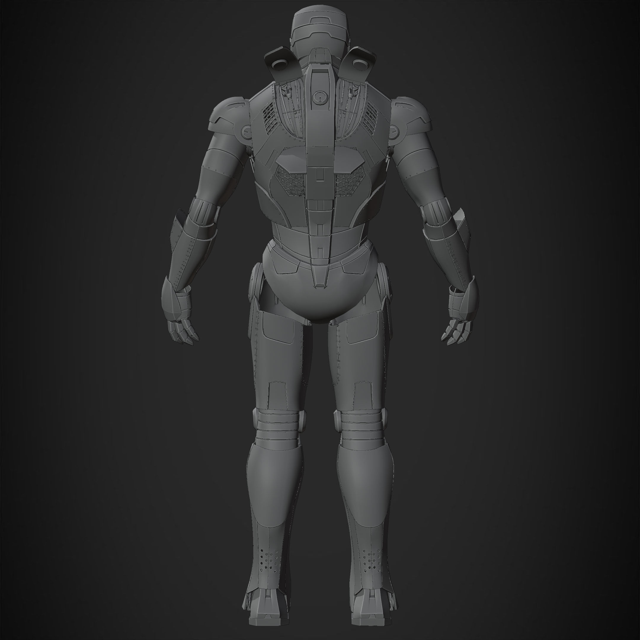 Iron Man Mark 2 Armor for Cosplay 3D print model_19