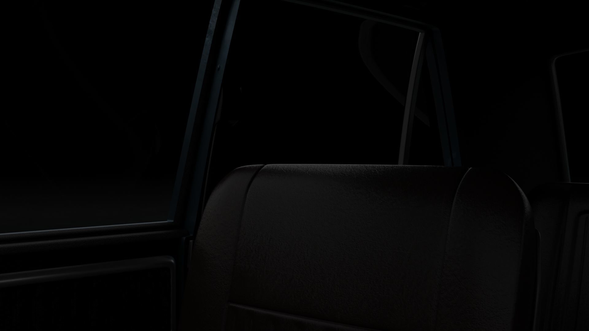 Generic 70s soviet sedan 3D model_8