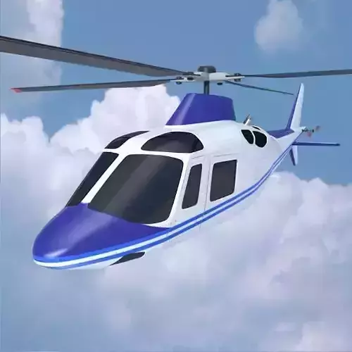 Agusta aw109 civilian helicopter