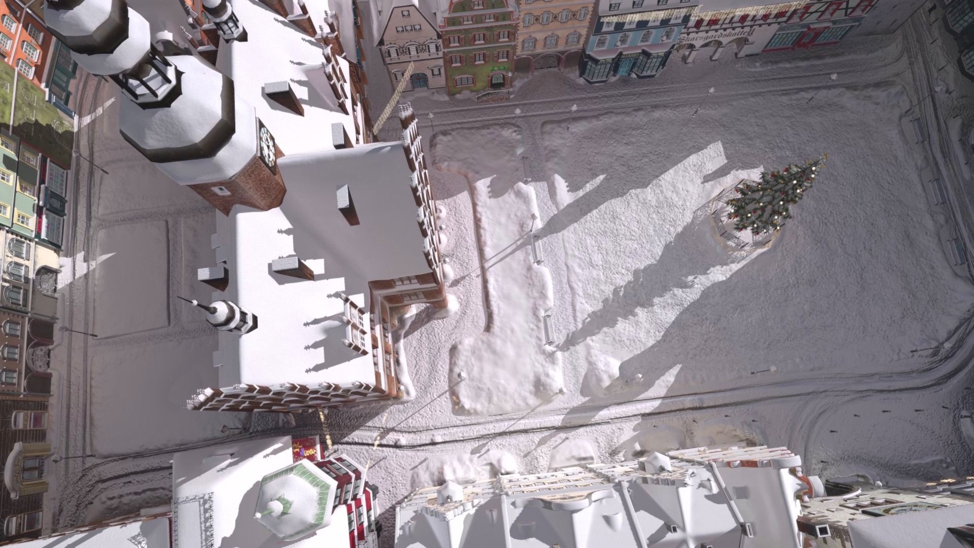 Town Square Christmas 3D model_66