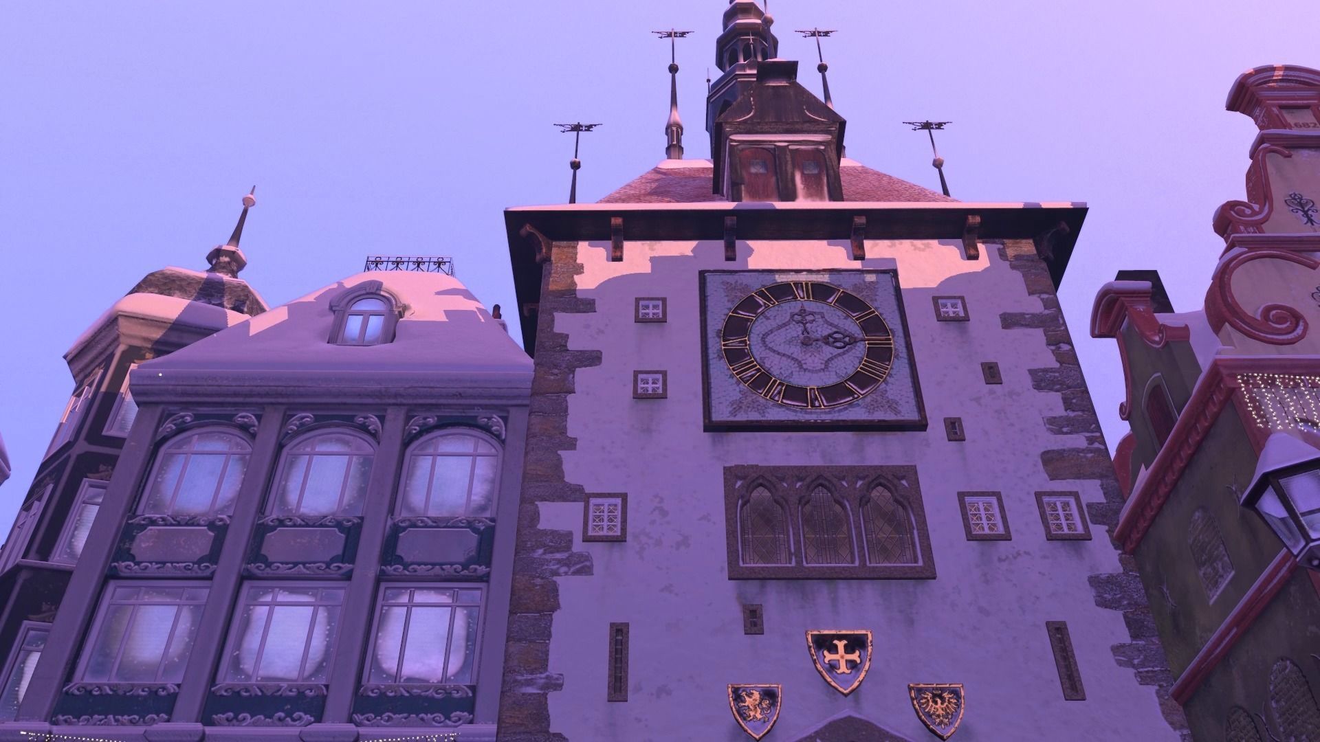 Town Square Christmas 3D model_56