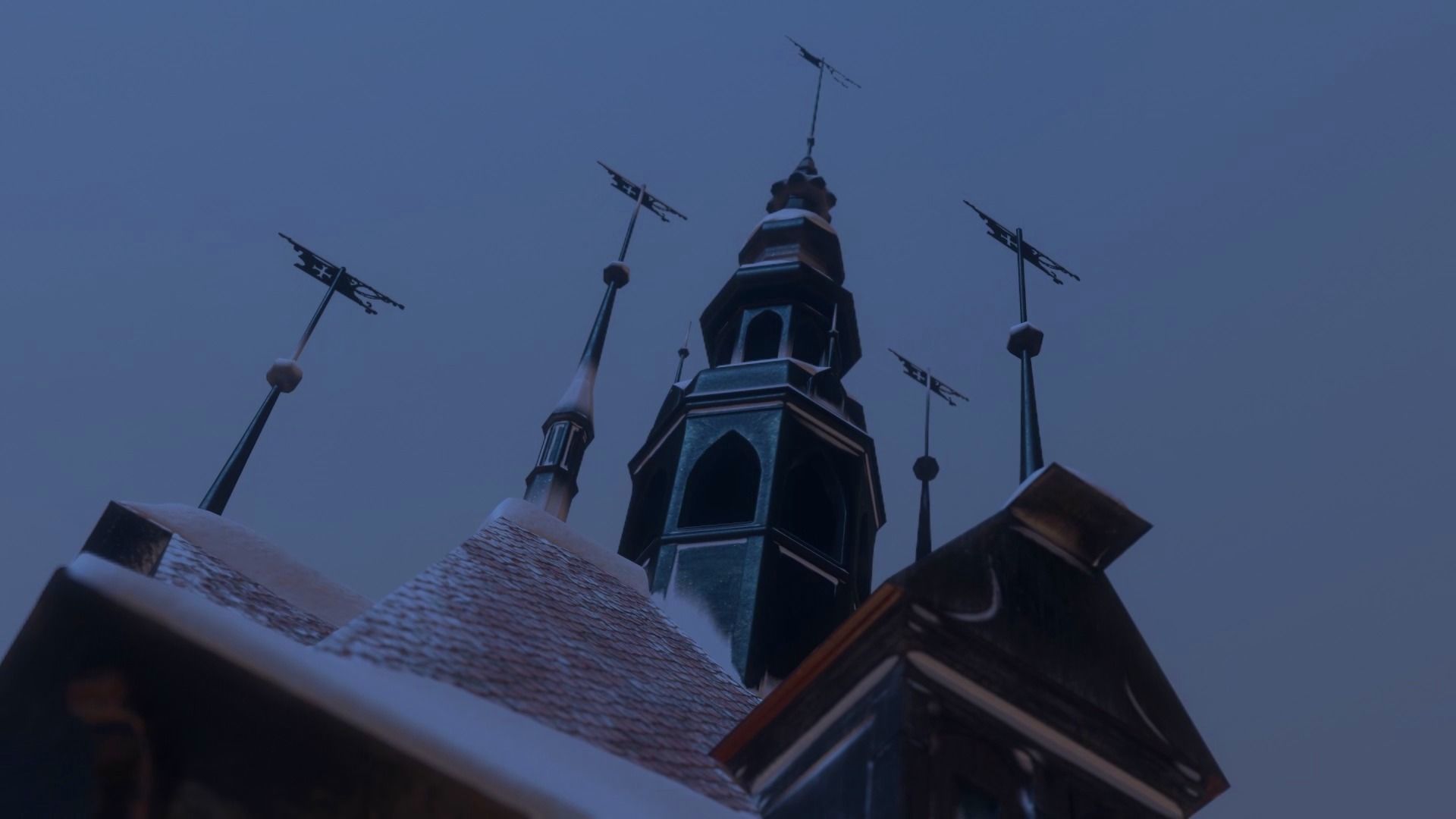 Town Square Christmas 3D model_27