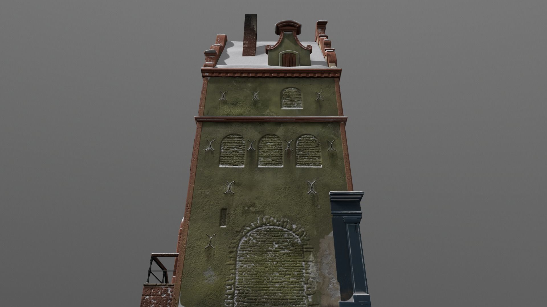 Town Square Christmas 3D model_102