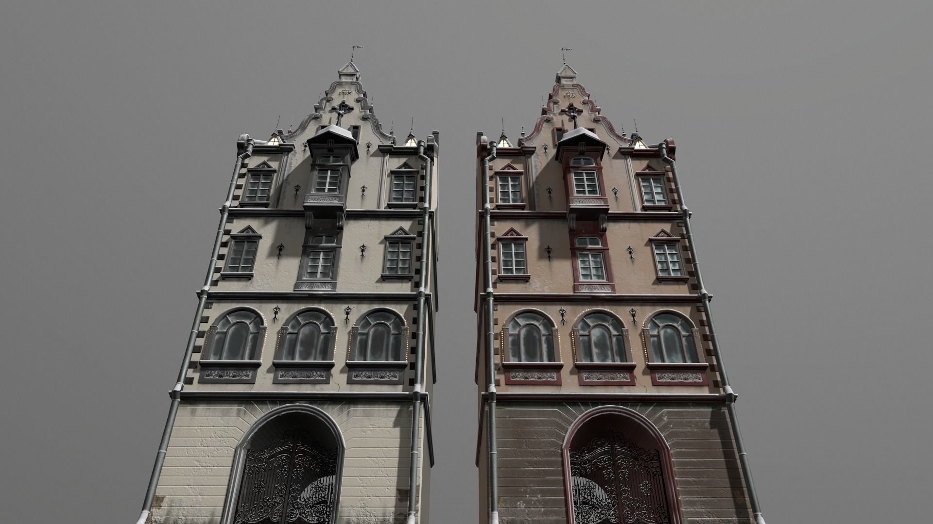 Town Square Christmas 3D model_126