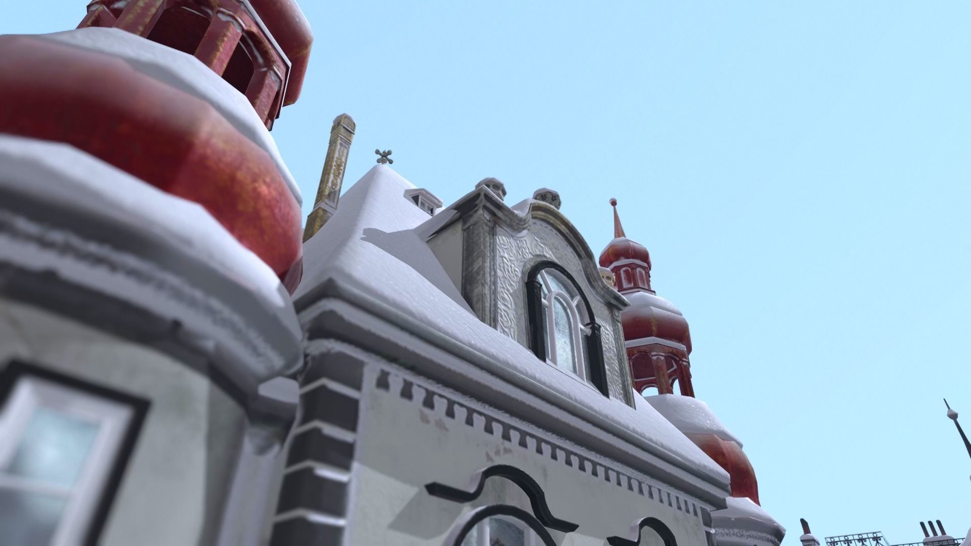 Town Square Christmas 3D model_65