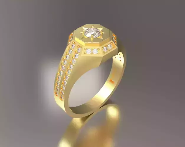 Mens Diamonds Ring
