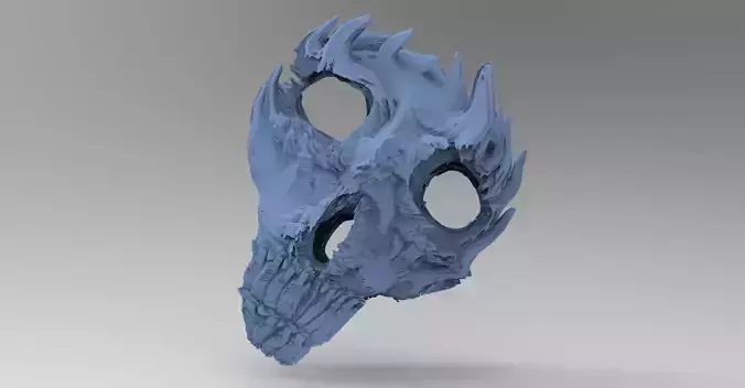 Nordor Dark Moon mask horned 