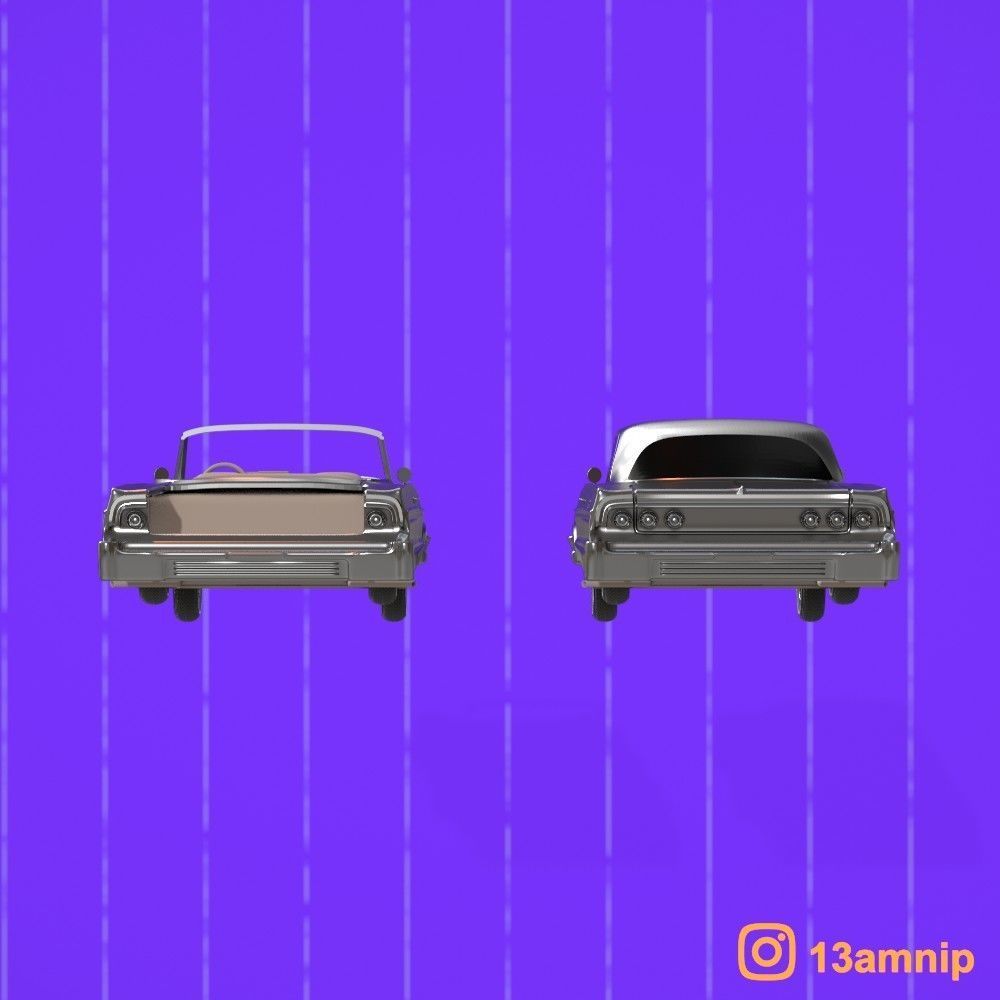 1964 CHEVROLET IMPALA 3D print model_5