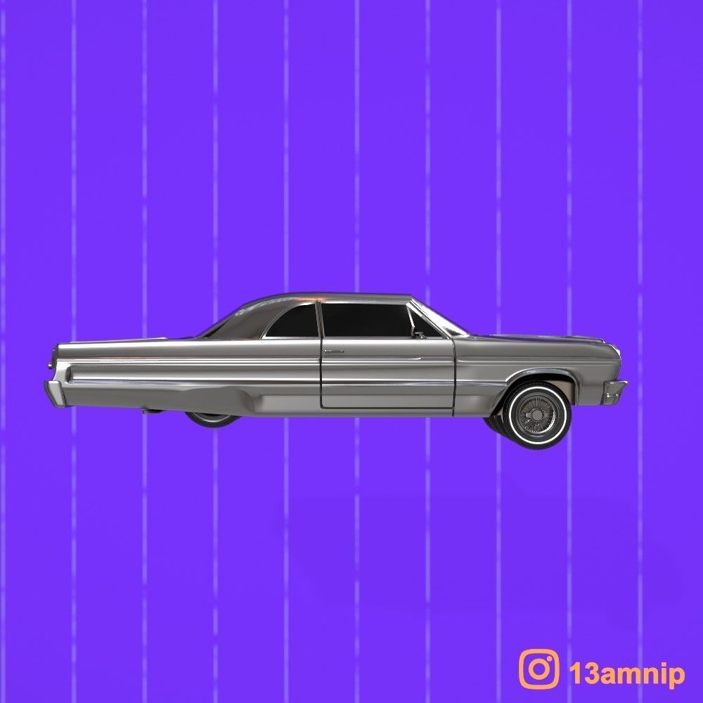1964 CHEVROLET IMPALA 3D print model_7