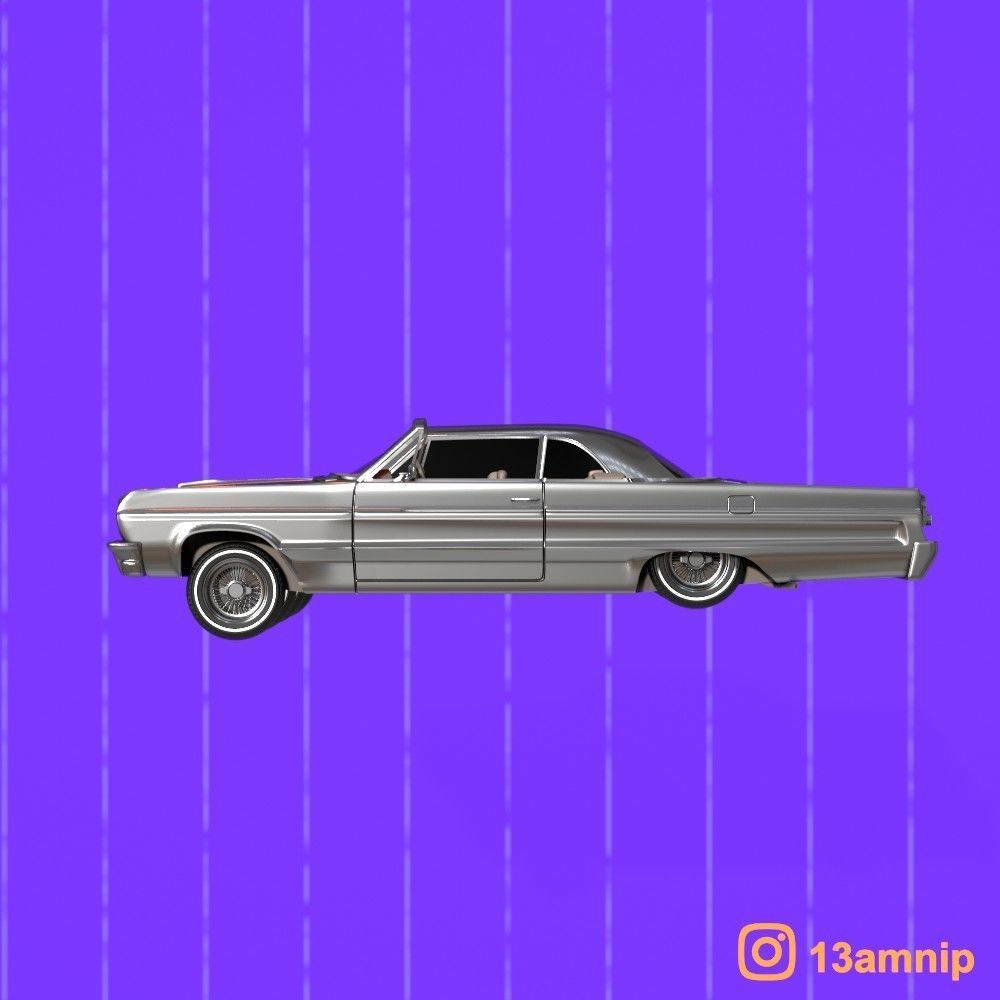 1964 CHEVROLET IMPALA 3D print model_3