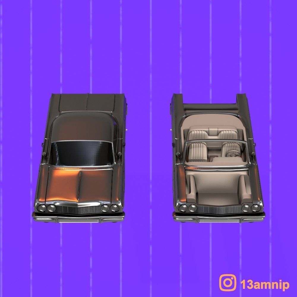1964 CHEVROLET IMPALA 3D print model_9