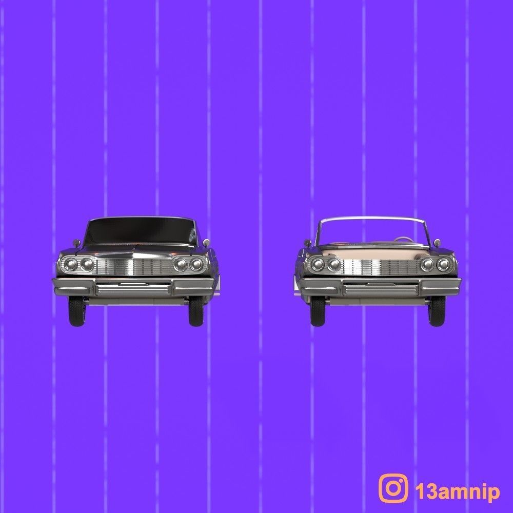 1964 CHEVROLET IMPALA 3D print model_1