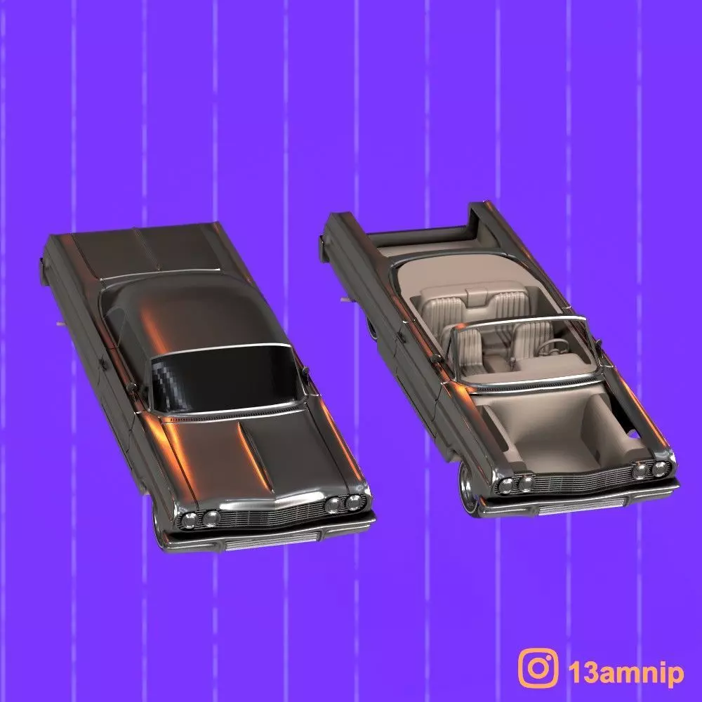 1964 CHEVROLET IMPALA 3D print model_0