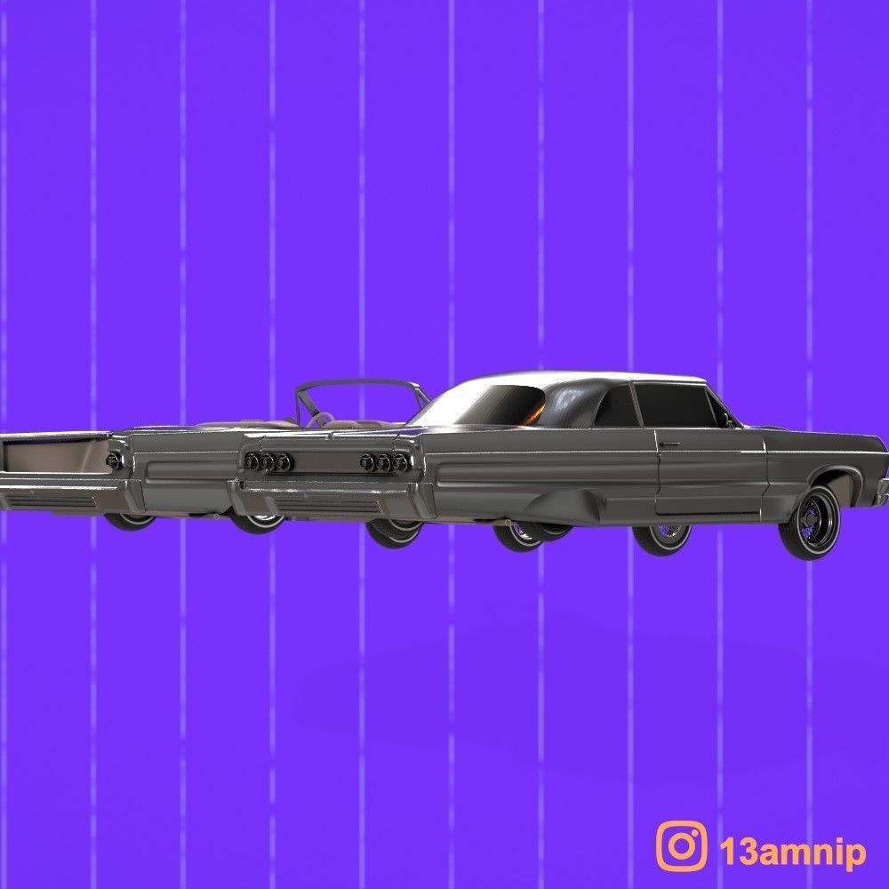 1964 CHEVROLET IMPALA 3D print model_6