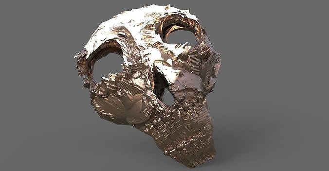 Nordor Dark Moon mask with moon shards  3D model