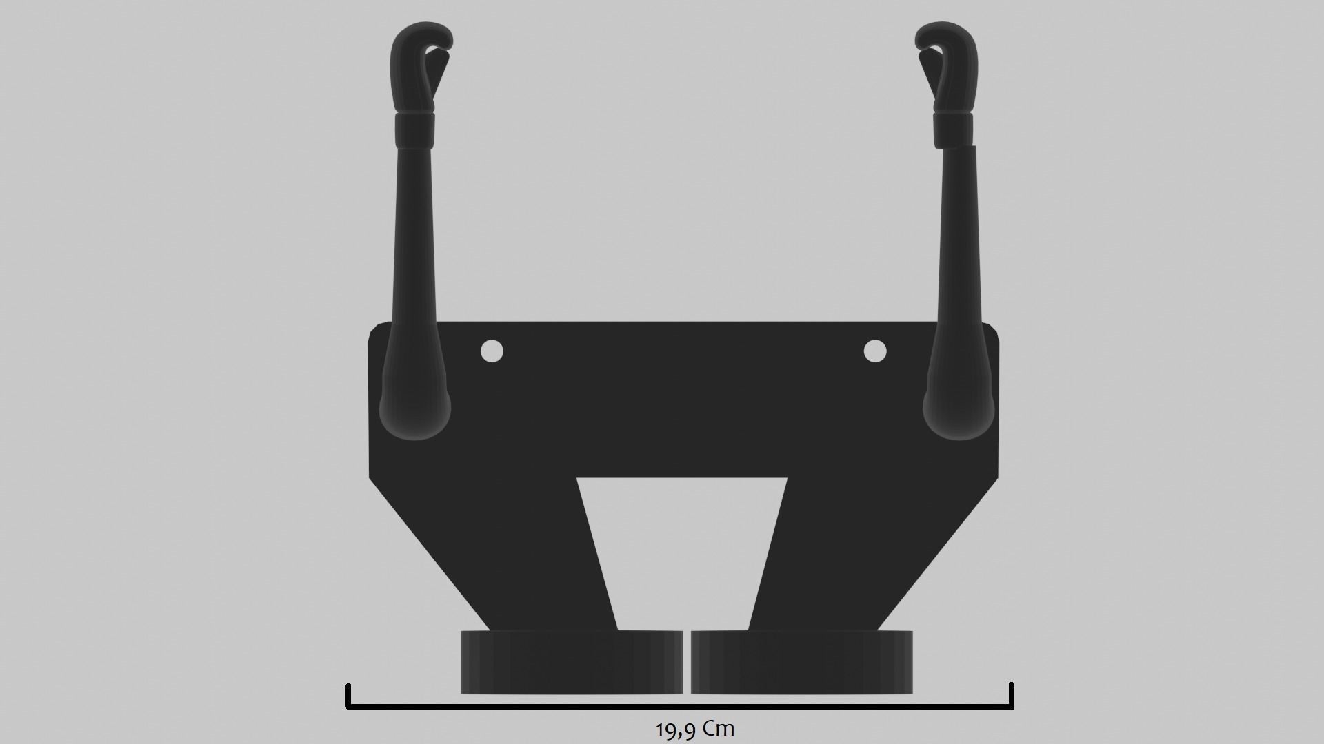Boxing gloves holder 3D print model_4