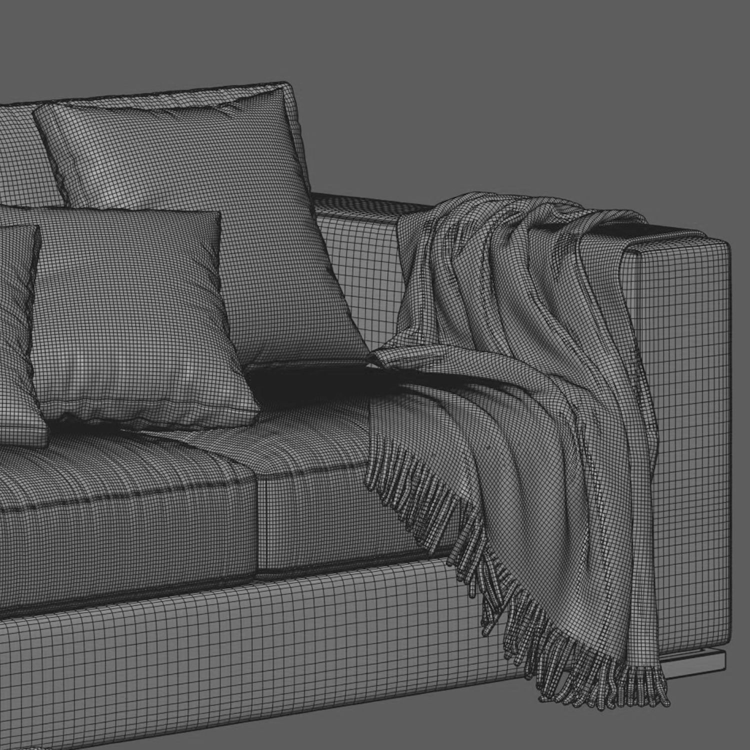 Jesse Alfred Sofa 3 Seats 3D model_3