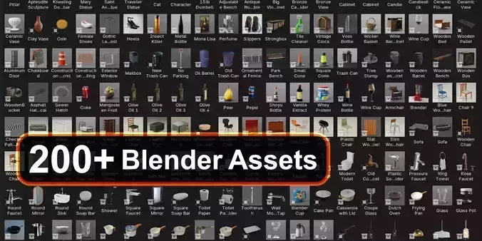 General Blender 3D Model Pack