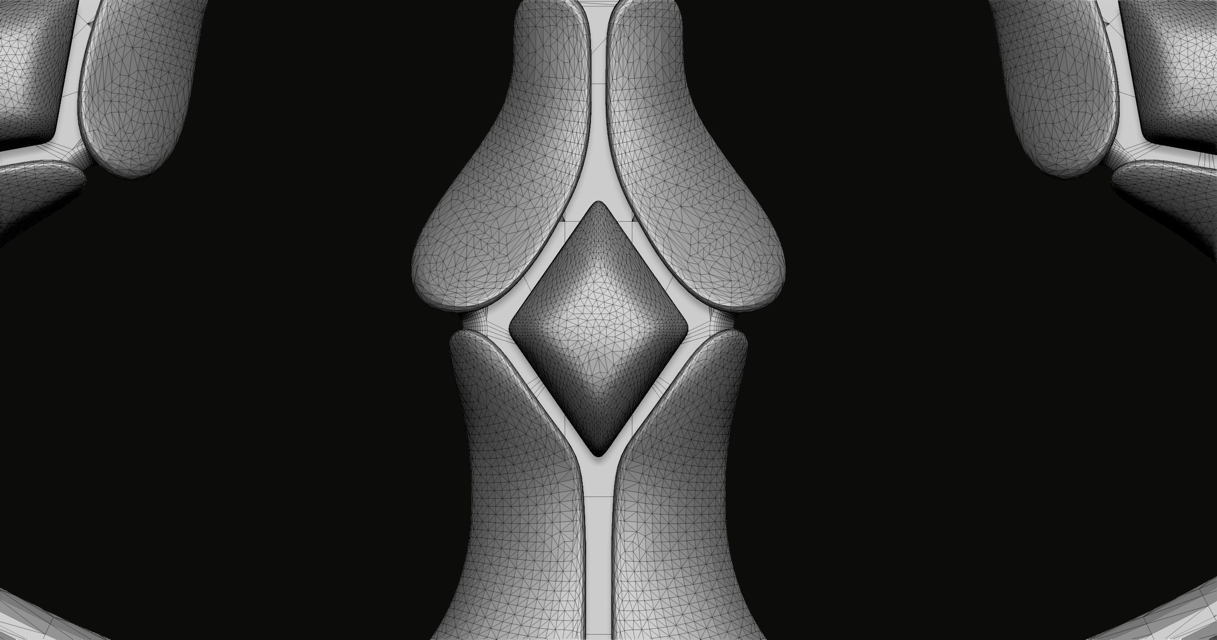 Buddhist Dharma wheel Relief 3D print model_6