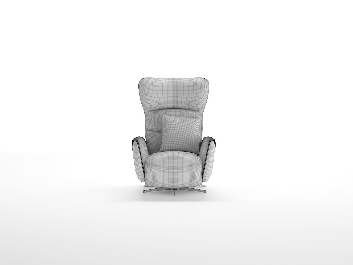 Armchair 3D model_2