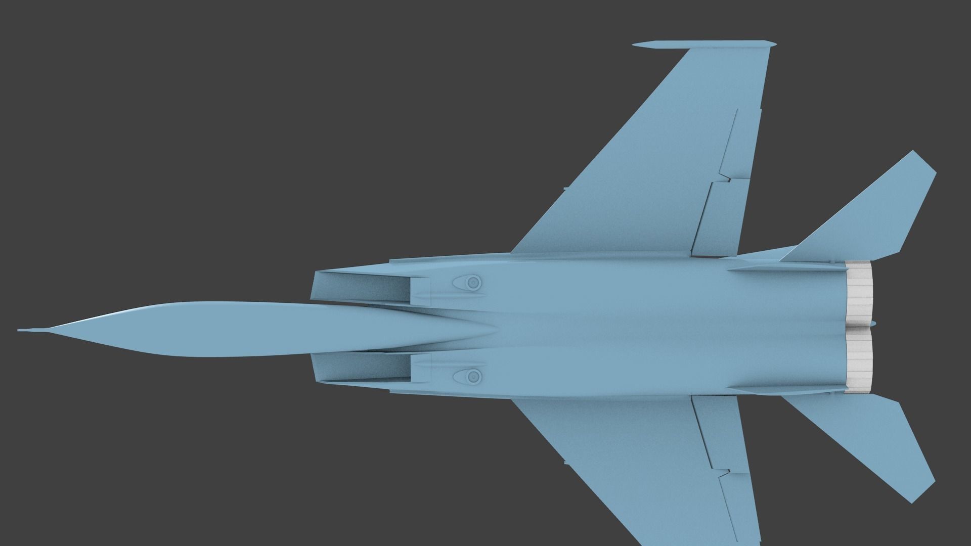 mig-25 foxbat 3D print model_4