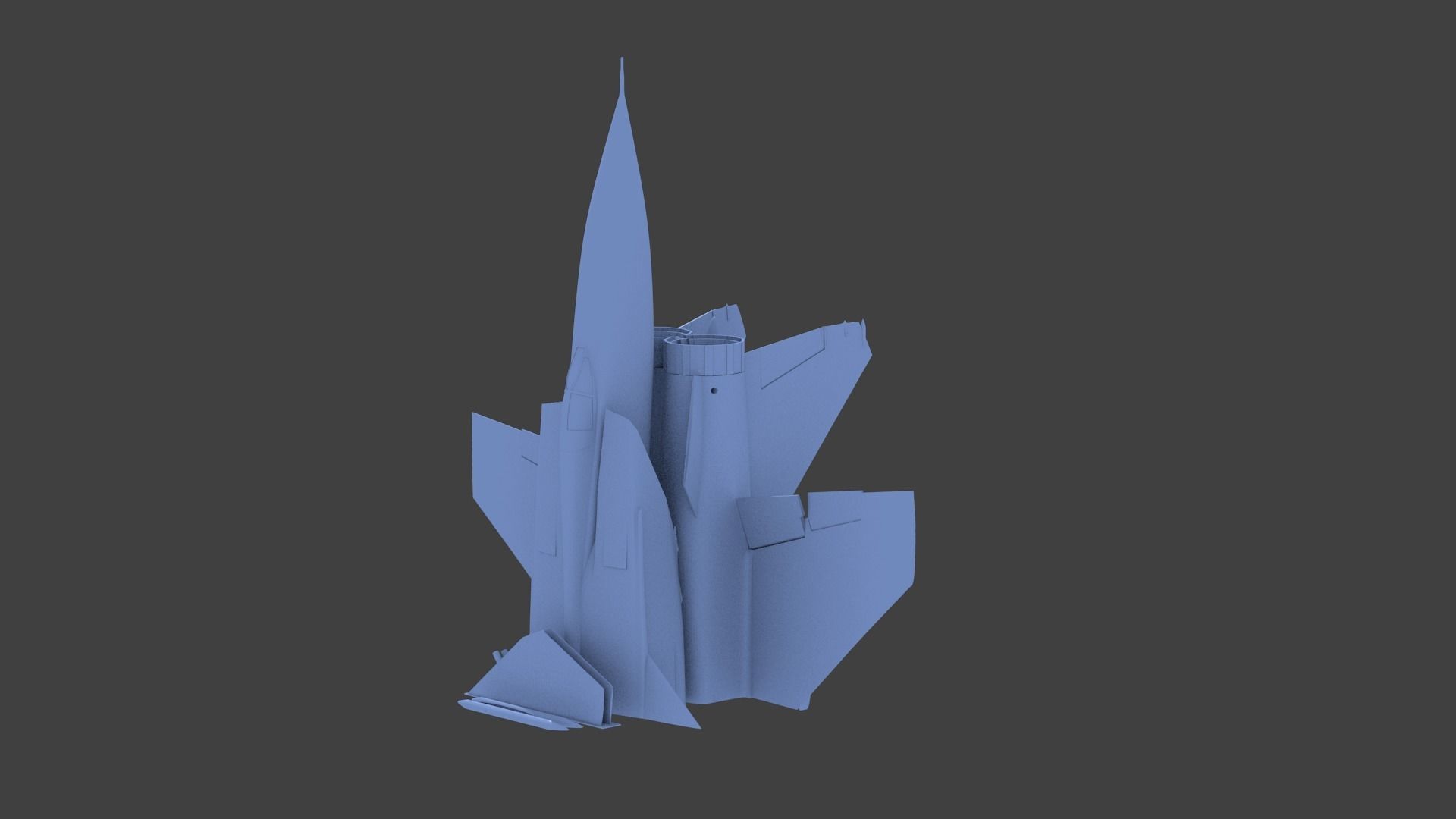 mig-25 foxbat 3D print model_6