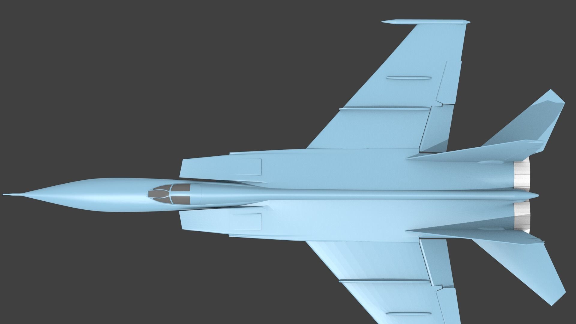 mig-25 foxbat 3D print model_3