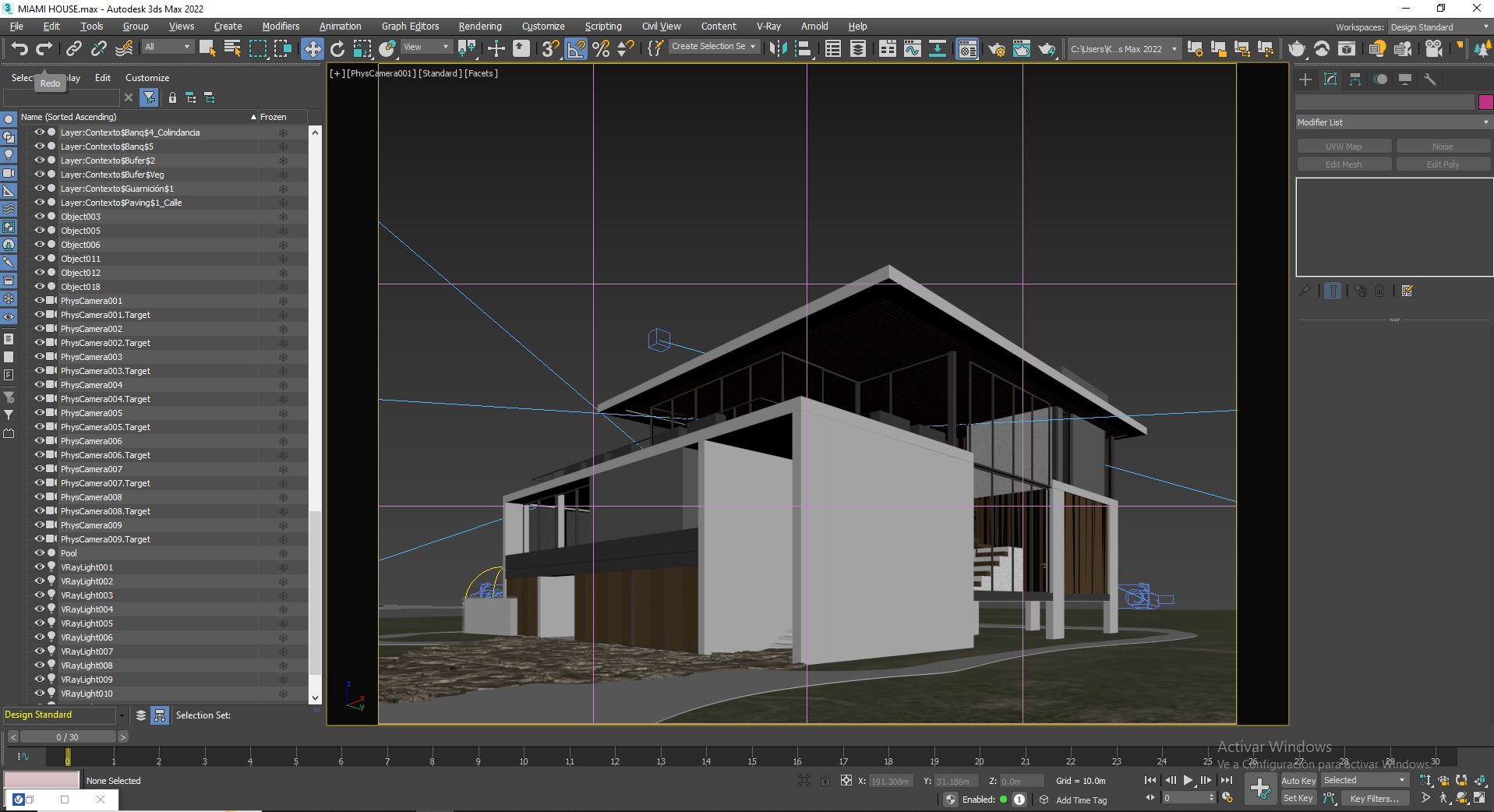 Modern House 3D model_6