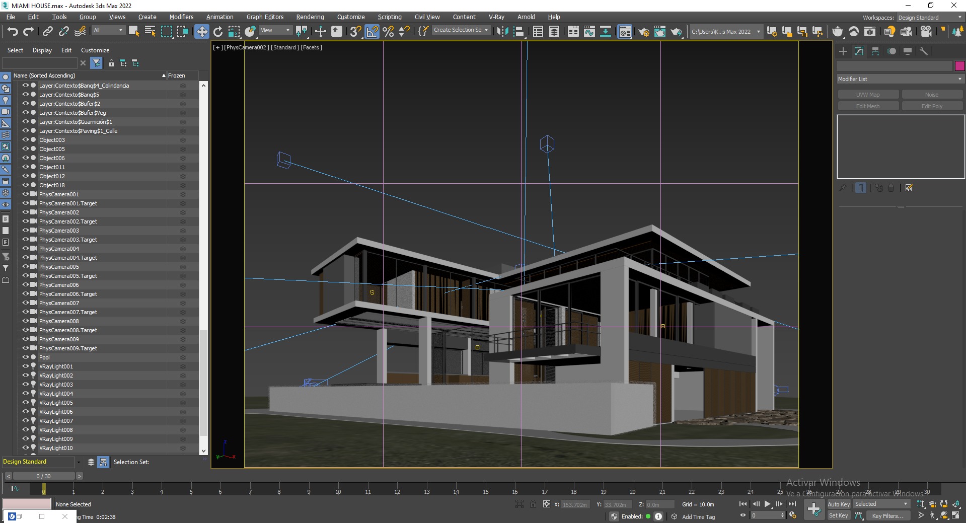 Modern House 3D model_7