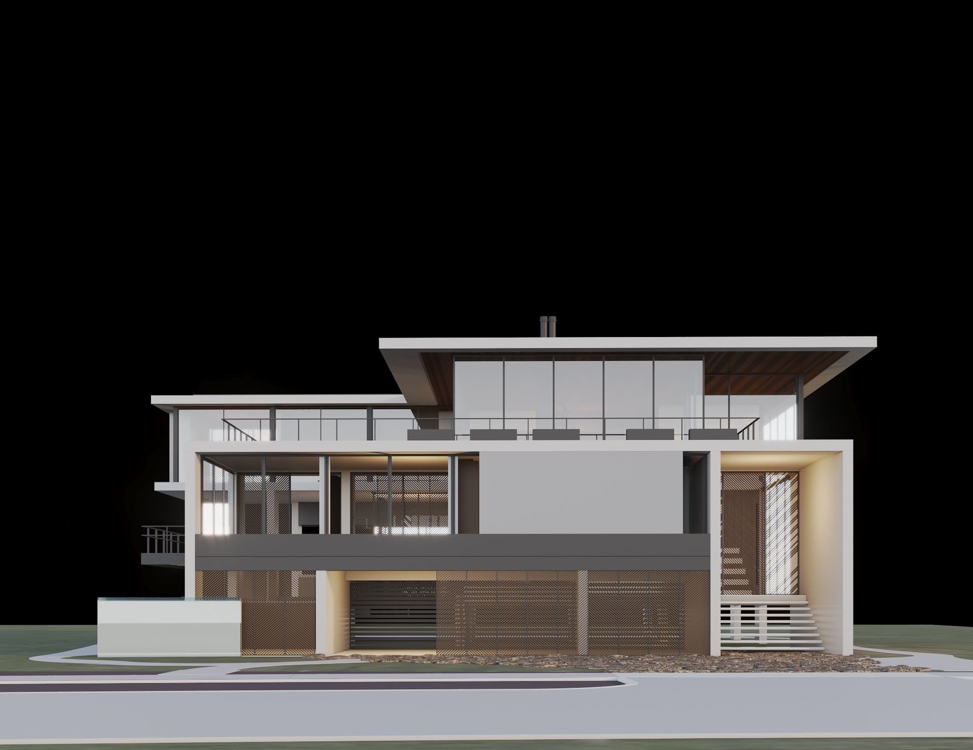Modern House 3D model_13
