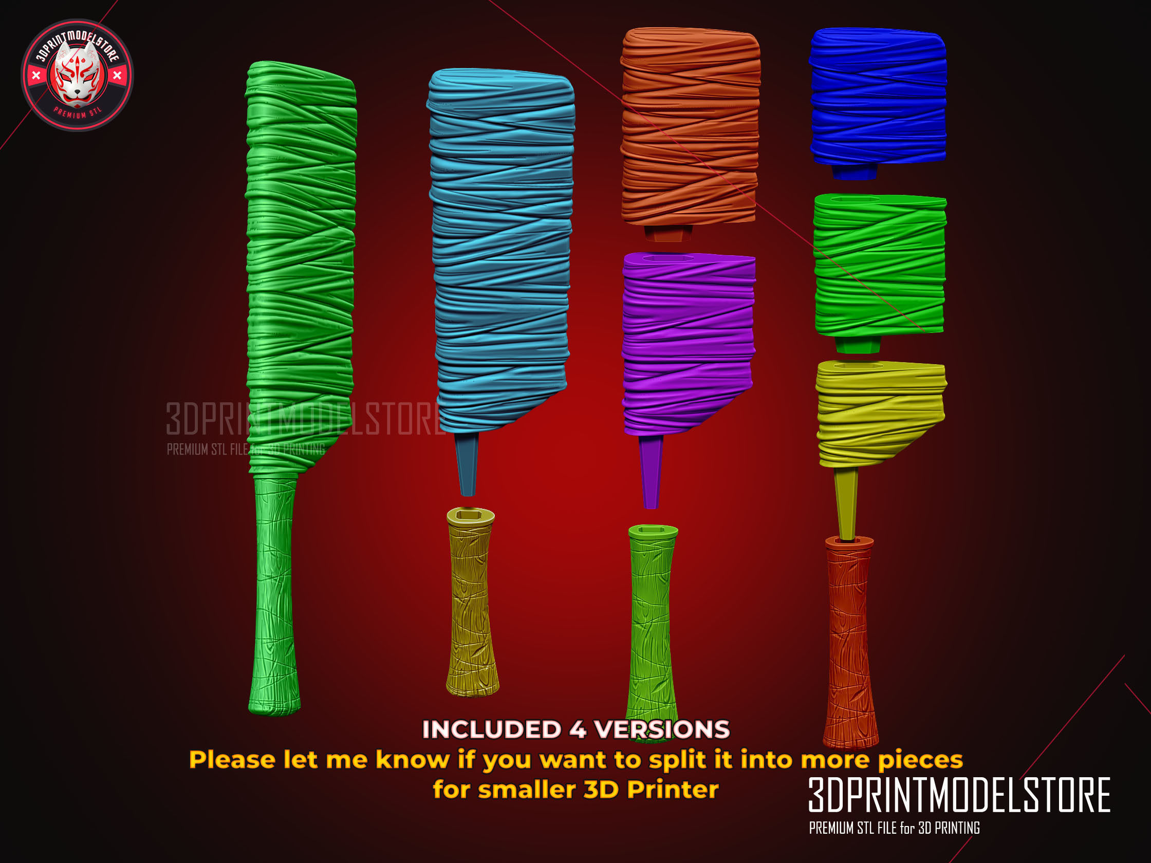 Jujutsu Kaisen Cosplay Weapon - Kento Nanami Blade - Premium STL 3D print model_5