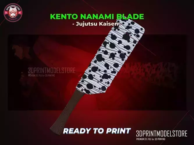 Jujutsu Kaisen Cosplay Weapon - Kento Nanami Blade - Premium STL 3D print model