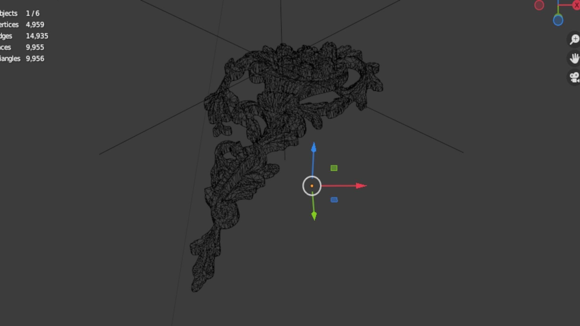 Classic carved decor ornament 356 3D model_7