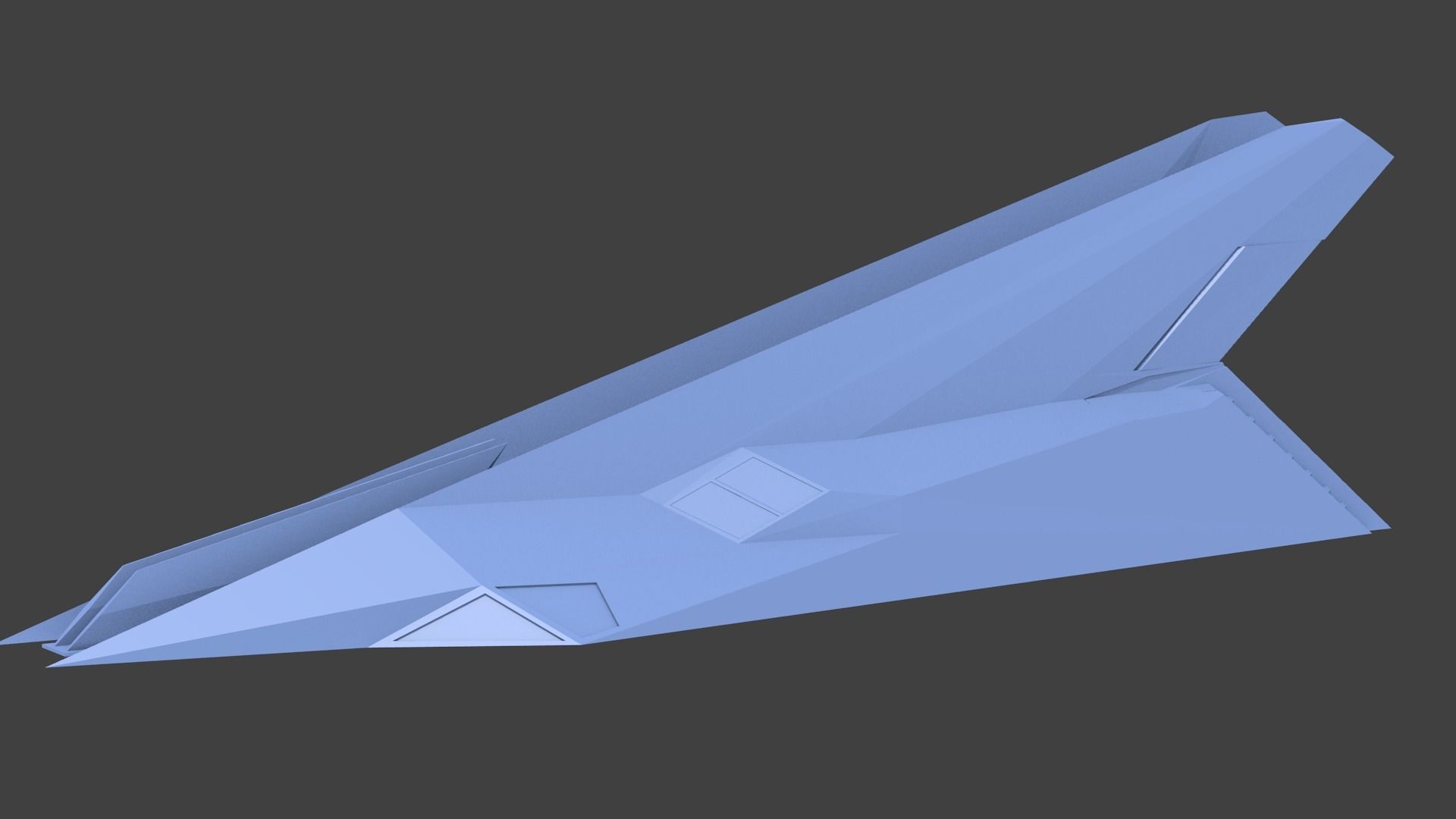 Lockheed Have Blue XST 3D print model_6