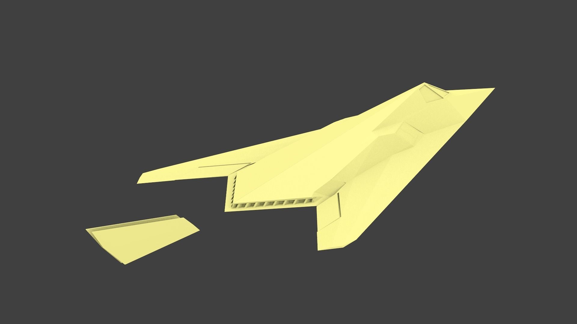 Lockheed Have Blue XST 3D print model_9