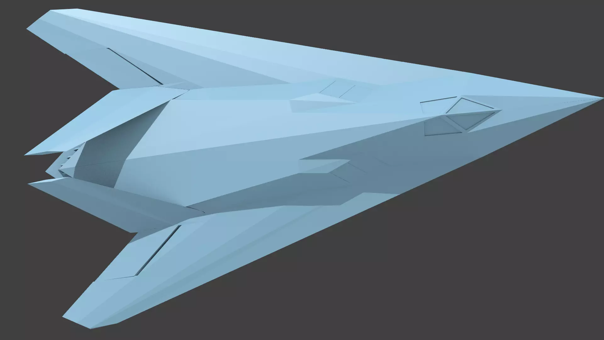 Lockheed Have Blue XST 3D print model_0