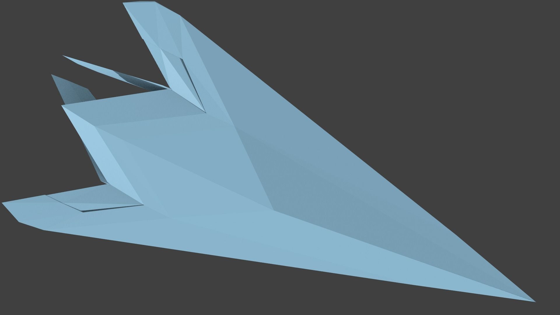 Lockheed Have Blue XST 3D print model_1